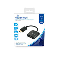 MediaRange MRCS177 Videokabel-Adapter 0,2 m DisplayPort HDMI Schwarz