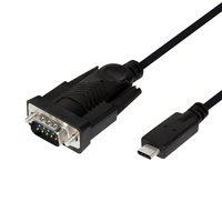 LogiLink AU0051 câble Série Noir 1,2 m DB-9