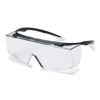 Uvex 9169585 veiligheidsbril Zwart, Transparant