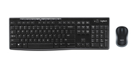 Logitech MK270 toetsenbord Inclusief muis RF Draadloos Scandinavisch Zwart