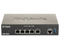 D-Link DSR-250V2 WLAN-Router Gigabit Ethernet Schwarz