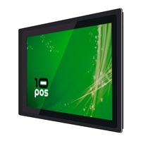 10POS DS-22I38128 sistema POS Todo-en-Uno 1,9 GHz 54,6 cm (21.5") 1920 x 1080 Pixeles Pantalla táctil Negro