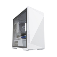 Zalman Z1 Iceberg White - mATX Mid Tower PC Case/Pre-installed fan 2 x 120mm in Mini Tower