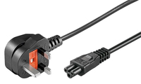 Microconnect PE090818 tápkábel Fekete 2 M G típusú hálózati csatlakozó C5 csatlakozó