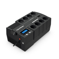 CyberPower BR1000ELCD szünetmentes tápegység (UPS) Vonal interaktív 1 kVA 600 W 8 AC kimenet(ek)