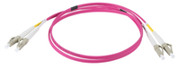 EFB Elektronik IPL-DR-LCULCU-4-0750 Glasfaserkabel 7,5 m LC OM4 Beige, Pink