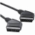 PremiumCord Scart-Scart 1m M/M SCART-kabel SCART (21-pin) Zwart