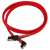 Nanoxia 900300030 cable de SATA 0,3 m SATA 7-pin Rojo