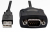 Fujitsu USB - RS-232 seriële kabel Zwart USB Type-A DB-9