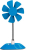 ARCTIC Breeze Country gadget USB Bleu Ventilateur