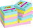 Post-It 7100242809 note paper Square Blue, Green, Pink 90 sheets Self-adhesive