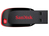 SanDisk Cruzer Blade unidad flash USB 64 GB USB tipo A 2.0 Negro, Rojo
