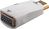 Goobay Kompakter HDMI VGA-Adapter inkl. Audio, vergoldet
