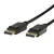 LogiLink CV0076 DisplayPort cable 7.5 m Black