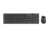 NATEC Stingray klawiatura Dołączona myszka RF Wireless QWERTY US English Czarny