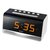 Sencor SDC 4400 napelemes rádiós vezérlésű óra Digitális ébresztőóra Fekete, Ezüst