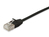 Equip Cat.6A F/FTP Slim Patch Cable, 0.25m, Black