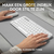 Logitech Pebble 2 Combo toetsenbord Inclusief muis RF-draadloos + Bluetooth AZERTY Frans Wit