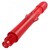L-Style Schaft Lock Straight, rot, 19mm, 3 Stück