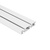 Kit rail de fixation Slatwall, 120cm + 2 supports muraux