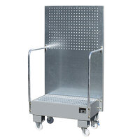 Cuve de rétention mobile avec plaque perforée