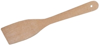 Pfannenwender aus unbehandeltem, naturbelassenem Buchenholz, Holzdicke 0,5 cm,