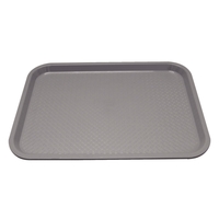 Kristallon Fast Food Tablett 350 x 450mm grau Texturierte Oberfläche zur