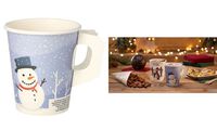 PAPSTAR Gobelet en carton avec anse "Snowtime", 0,2 l (6489845)