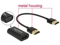 DELOCK HDMI Adapter A -> D-Sub15 Bu/Bu screwless + 15cm Kab