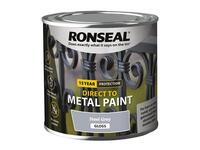 Direct to Metal Paint Steel Grey Gloss 250ml