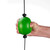 Relaxdays Reflexball Boxen, Doppelendball Hand Auge Koordination Training, Boxtraining Zuhause, Boxball, grün/schwarz