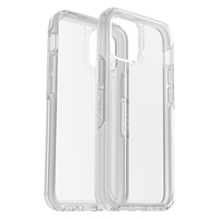 OtterBox Symmetry Clear + Alpha Glass iPhone 12 mini - Clear - Custodia + in Vetro Temperato, Transparente