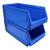 Collapsible Stacking Parts Bin Pack of 5-236 x 160 x 130 mm-Transparent