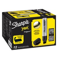 Sharpie Magnum Metal Permanent Marker Chisel Tip 14.8mm Line Black (Pack 12)
