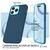 MagSafe Hülle mit 2x Schutz Glas für iPhone 14 Pro, Easy Clean Silikon Cover Blau