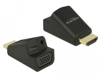 Adapter HDMI-A Stecker > VGA Buchse mit Audio, Delock® [65895]