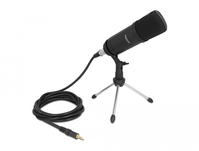 Professionelles Computer Podcasting Mikrofon mit XLR Anschluss und 3 Pin Klinkenstecker + Adapterkab