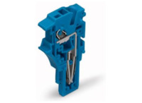 1-Leiter-Endmodul, Federklemmanschluss, 0,25-4,0 mm², 1-polig, 24 A, 6 kV, blau,