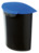 Abfalleinsatz MOON mit Deckel, 6 Liter, für Papierkorb 18190, schwarz-blau