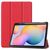 Tri-fold caster TPU cover - Red for Samsung Galaxy Tab S6 Lite Tablet-Hüllen