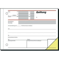 Quittung mit MwSt.-Nachweis, A6, 2x40 Blatt SIGEL SD021