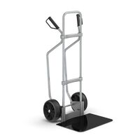 Sack truck with runners, zinc plated