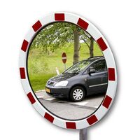 Traffic mirrors made of acrylic glass