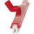 Rasqueta de agua con cajetín recambiable, con articulación giratoria, longitud 600 mm, UE 10 unid., rojo.