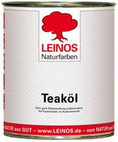 LEINOS 223 Teaköl für Außen 0,75l | Speziell für alle unbehandelten oder geölten Hölzer | Zäune, Pergolen, Kinderspielgeräte, Holzterrassen