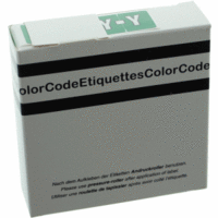 Color Buchstaben-Signale Y (Farbsystem Leitz/Elba) dunkelgrün VE=250 Stück