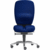 Büro-Drehstuhl Mister Office ohne Armlehnen Alu-Fußkreuz dunkelblau