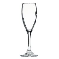 Libbey Teardrop Champagne Flutes in Clear Made of Glass 6oz / 170ml