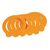 Kilner Rubber Seals for Clip Top Preserve Jar in Orange Rubber - Pack of 6