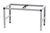 Packtisch-Grundgestell MULTIPLAN Standard ohne Tischplatte, BxTxH = 1250 x 894 x mm | PCK1210.9006